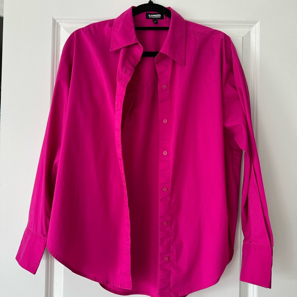 Express Button Down Shirt | Pink